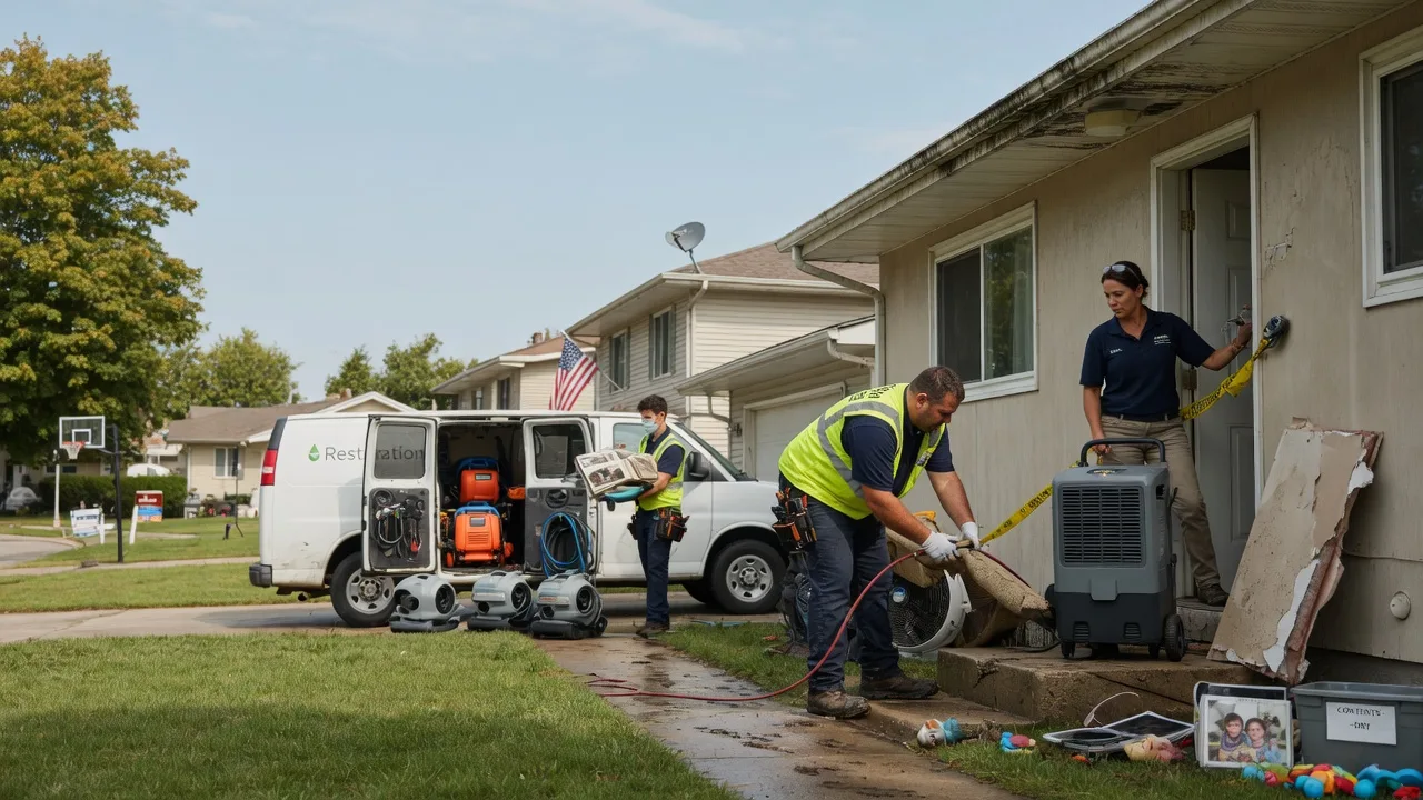 Water Damage Restoration in Wood River, IL near me